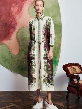 Alemais ruthie short sleeve shirtdress
